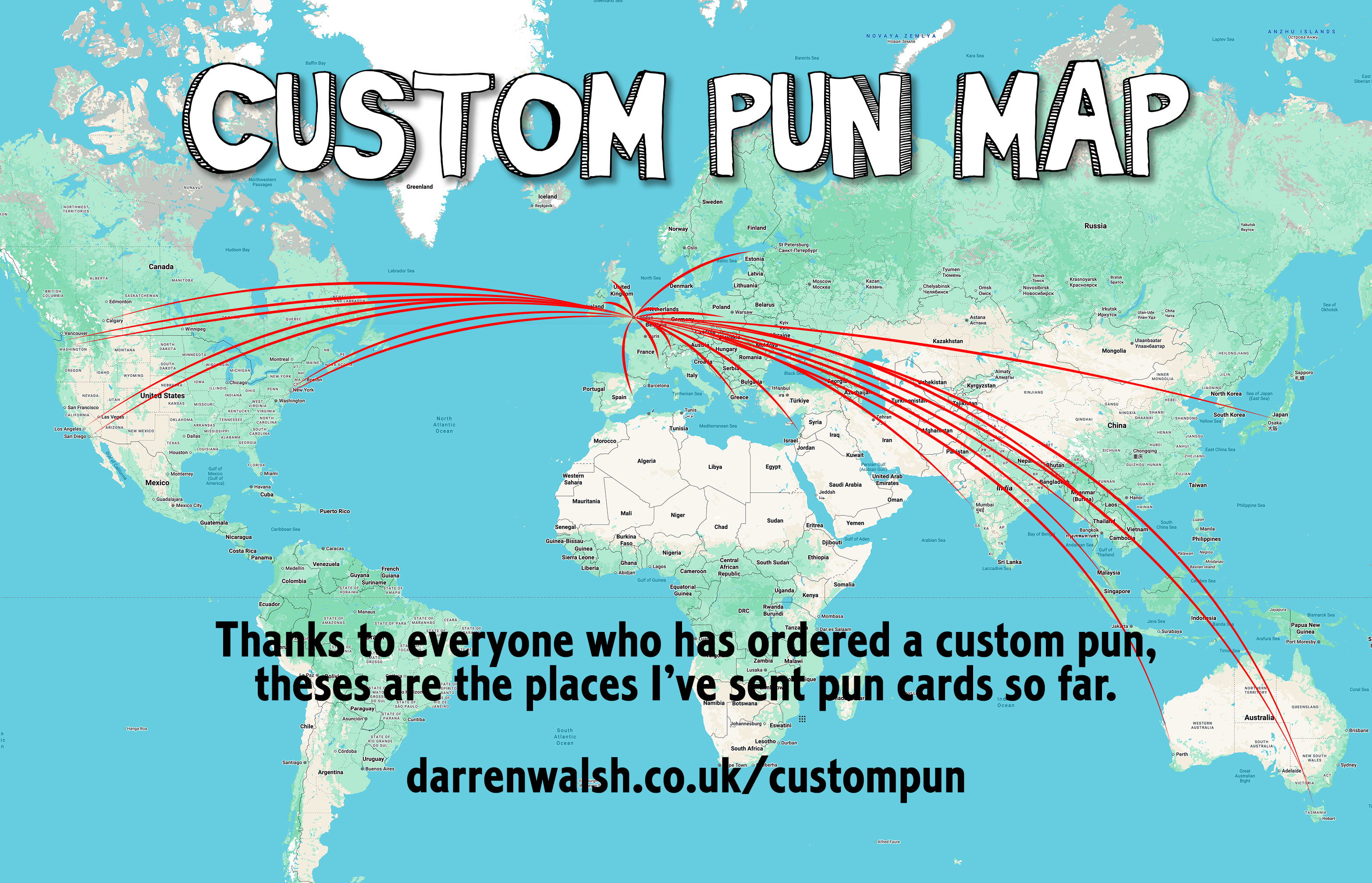 Custom Pun Map