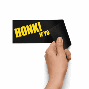 HONK! IF YOU LIKE PUNS Car Magnet