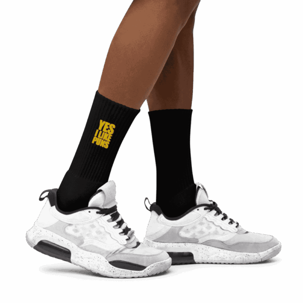 YES I LIKE PUNS Socks!