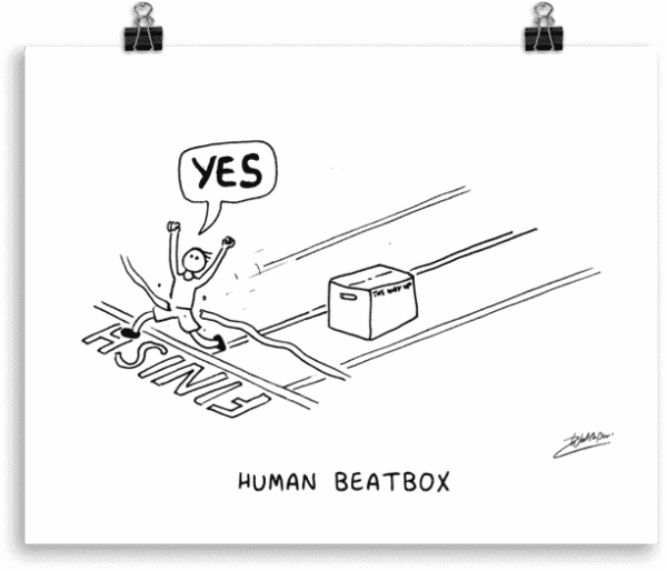 HUMAN BEAT BOX Print
