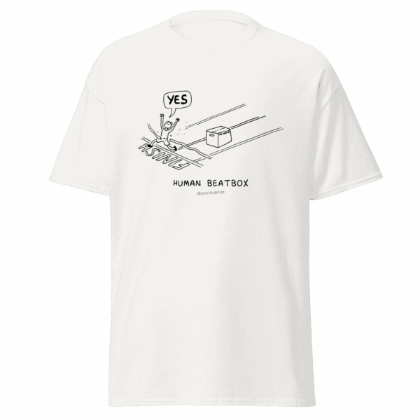 HUMAN BEATBOX T-Shirt Unisex WHITE