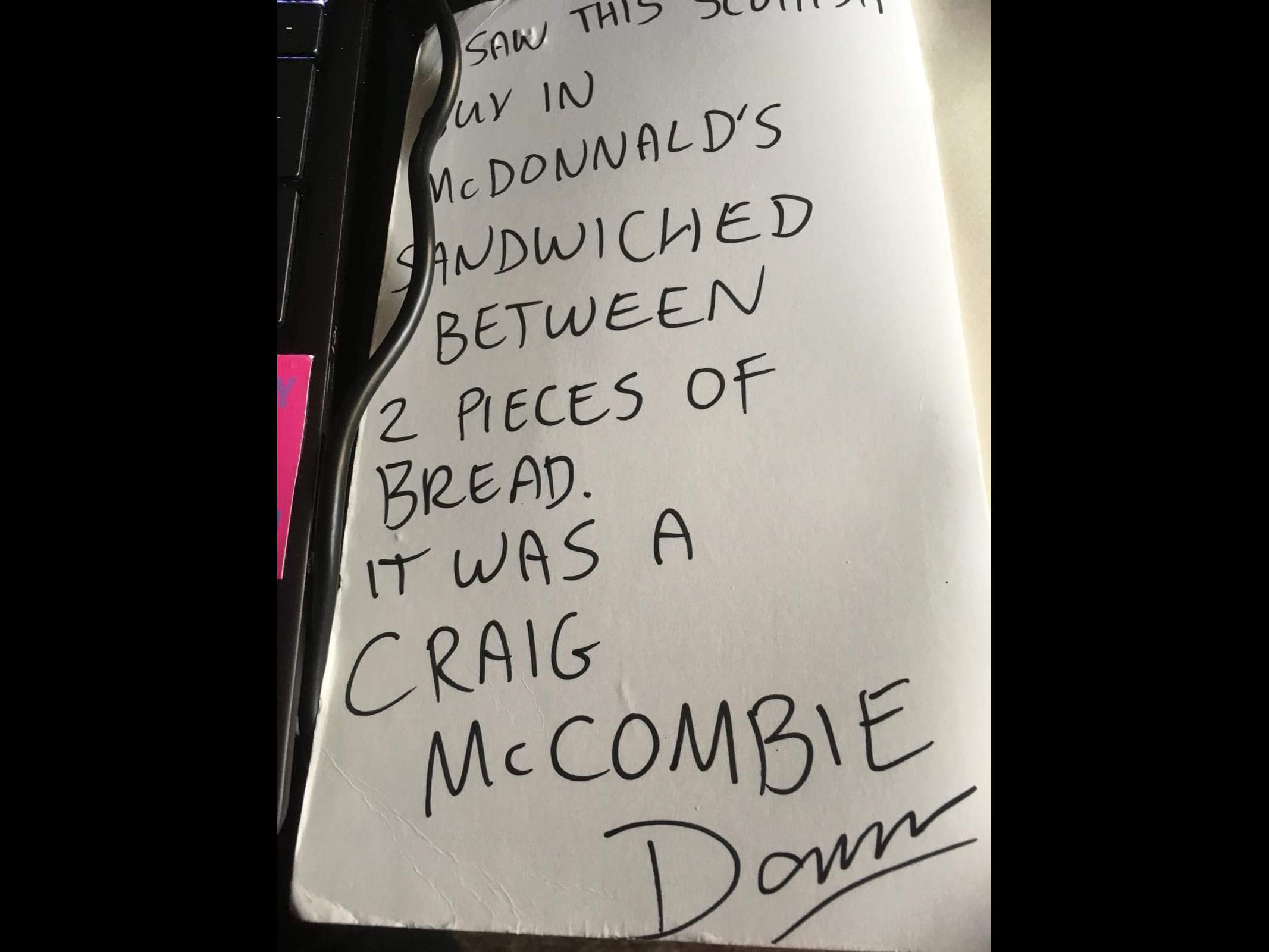 Craig McCombie